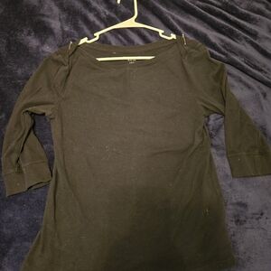 Old Navy Black Long Sleeve Tee